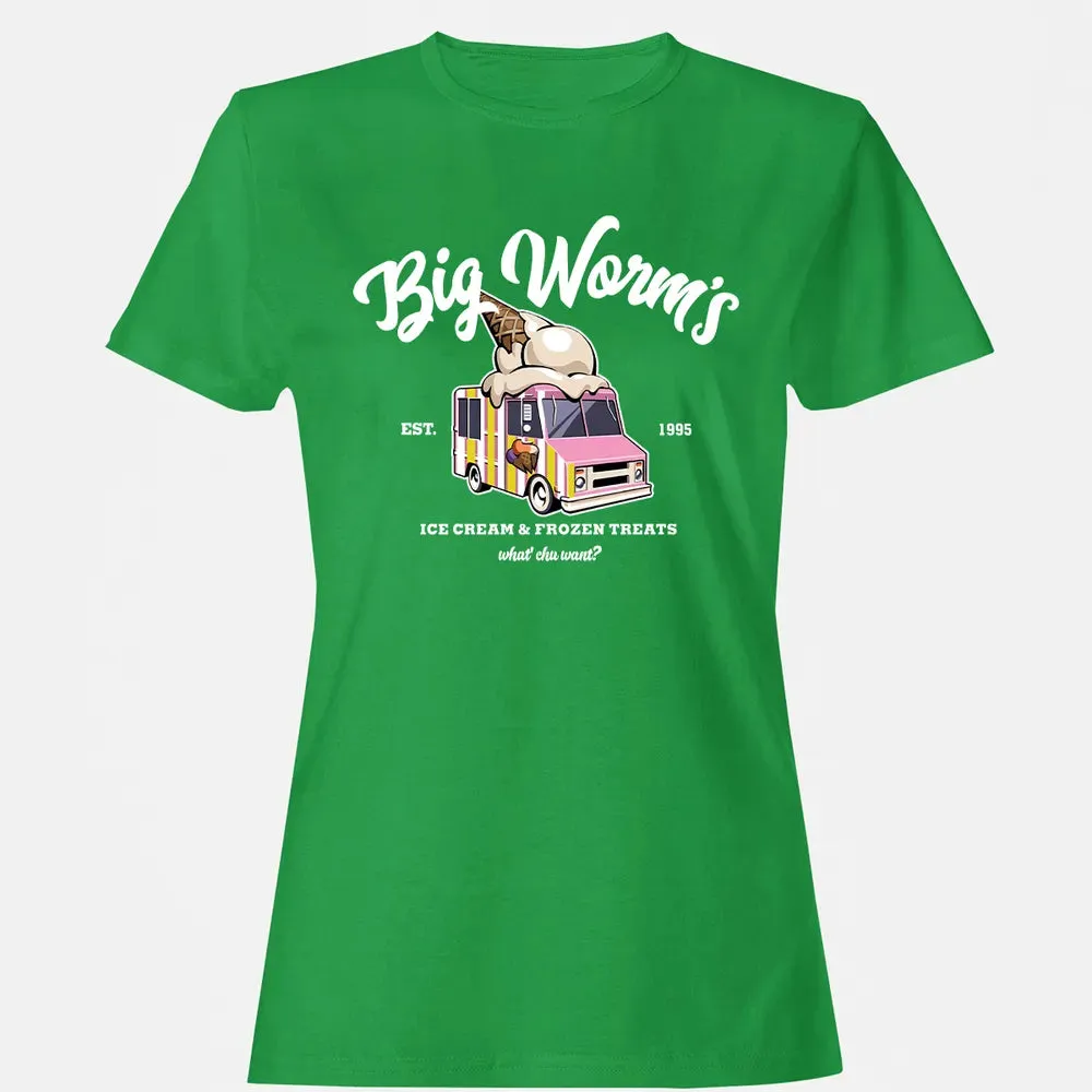 Big Worm Ice Cream Women's T-shirt - 7