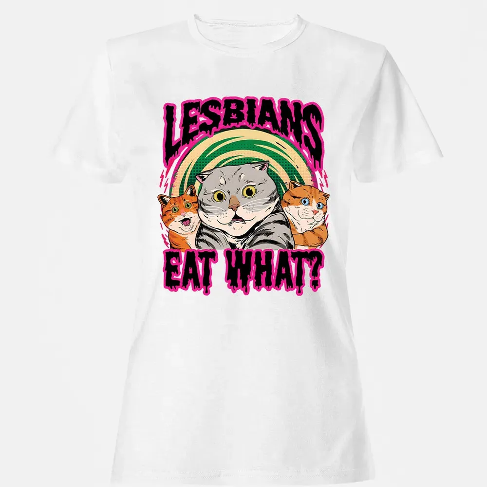 Lesbians Eat What? Women's T-shirt - 16