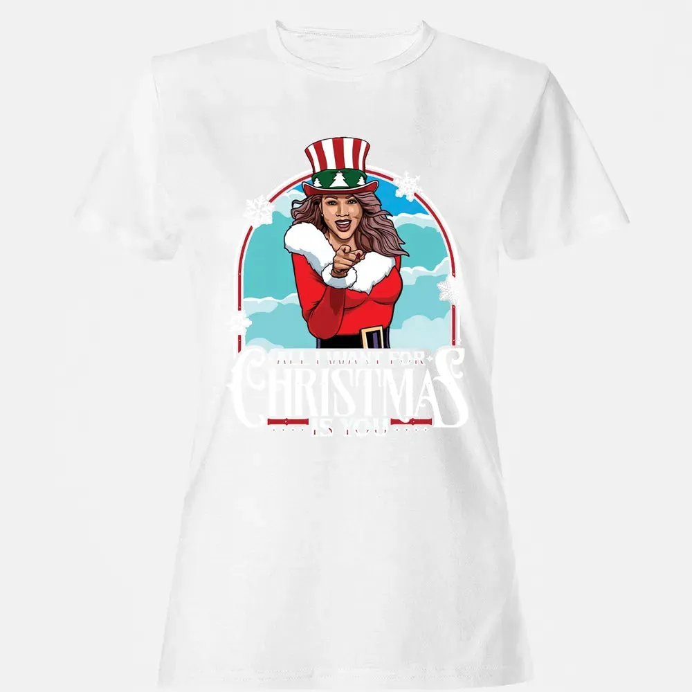 All I Want For Christmas Is You Women's T-shirt - 16