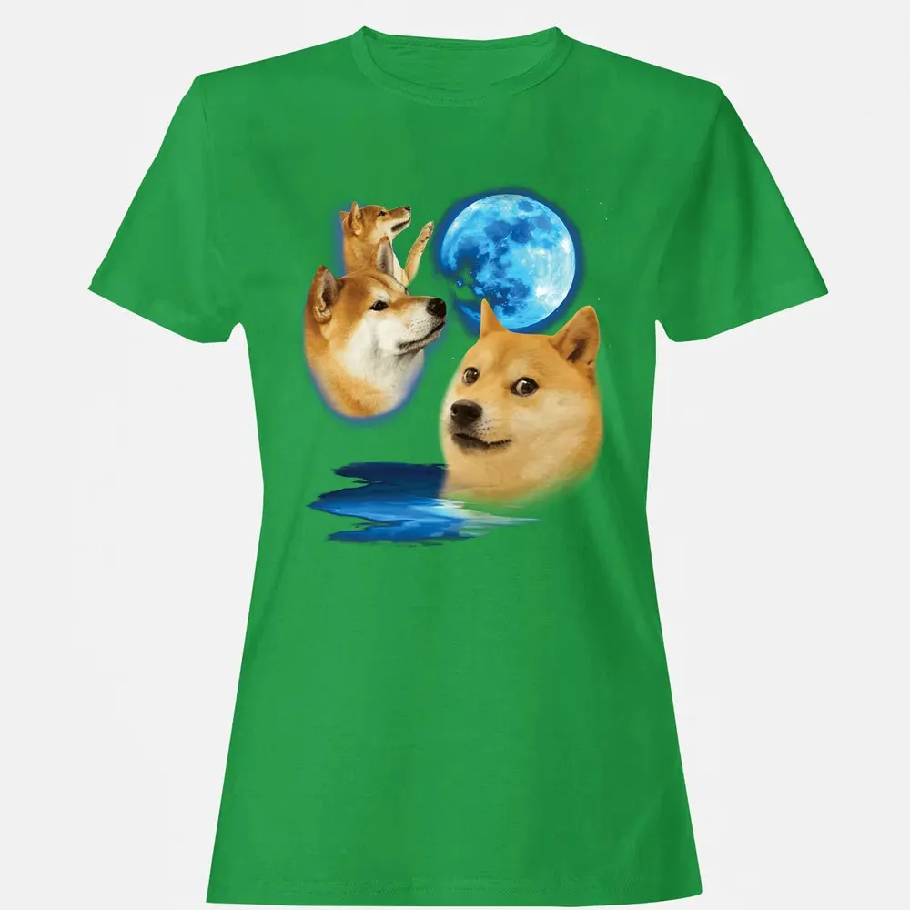 Three Doge Moon Women's T-shirt - 7