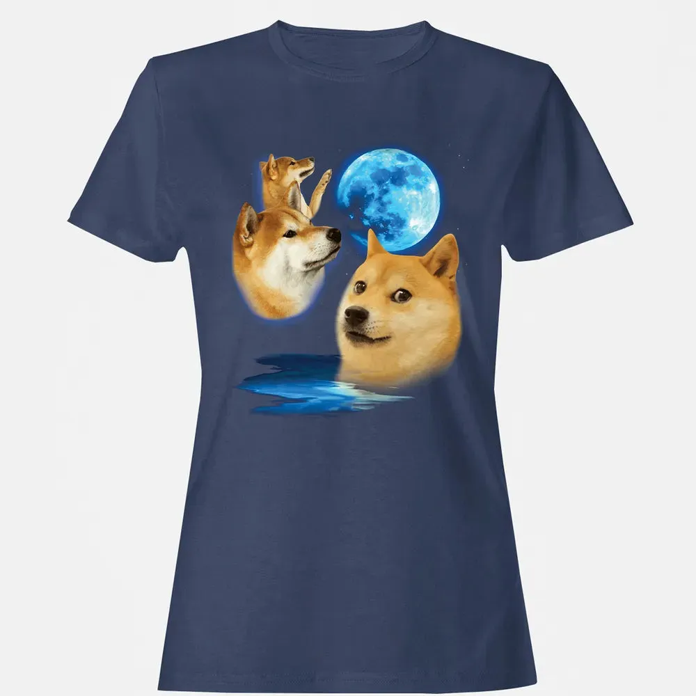Three Doge Moon Women's T-shirt - 10
