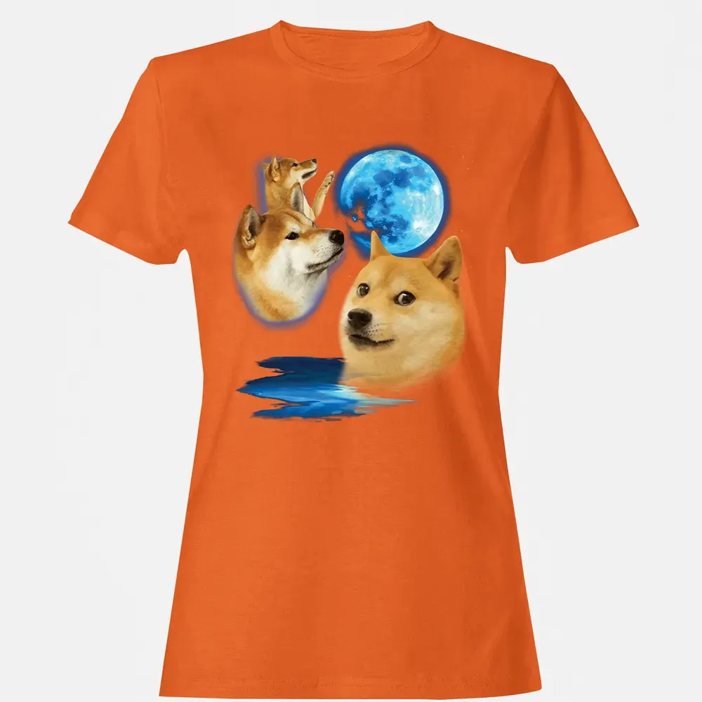 Three Doge Moon Women's T-shirt - 11