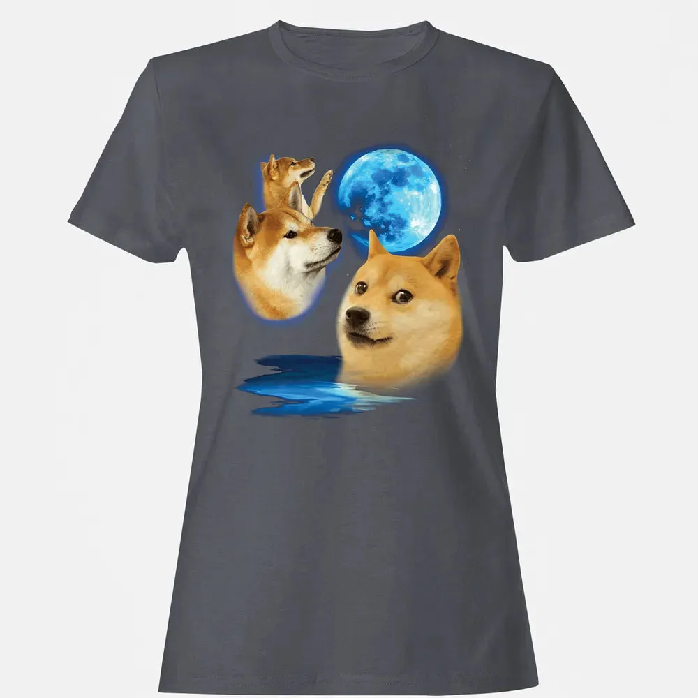 Three Doge Moon Women's T-shirt - 5