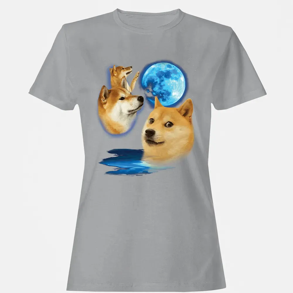 Three Doge Moon Women's T-shirt - 15