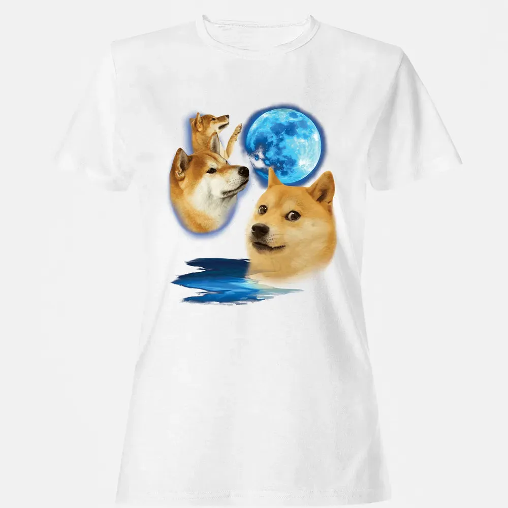 Three Doge Moon Women's T-shirt - 16