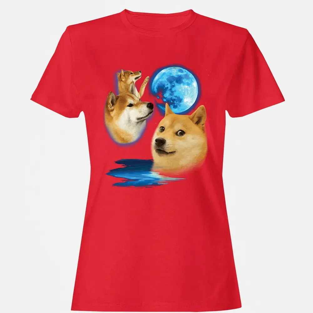 Three Doge Moon Women's T-shirt - 13