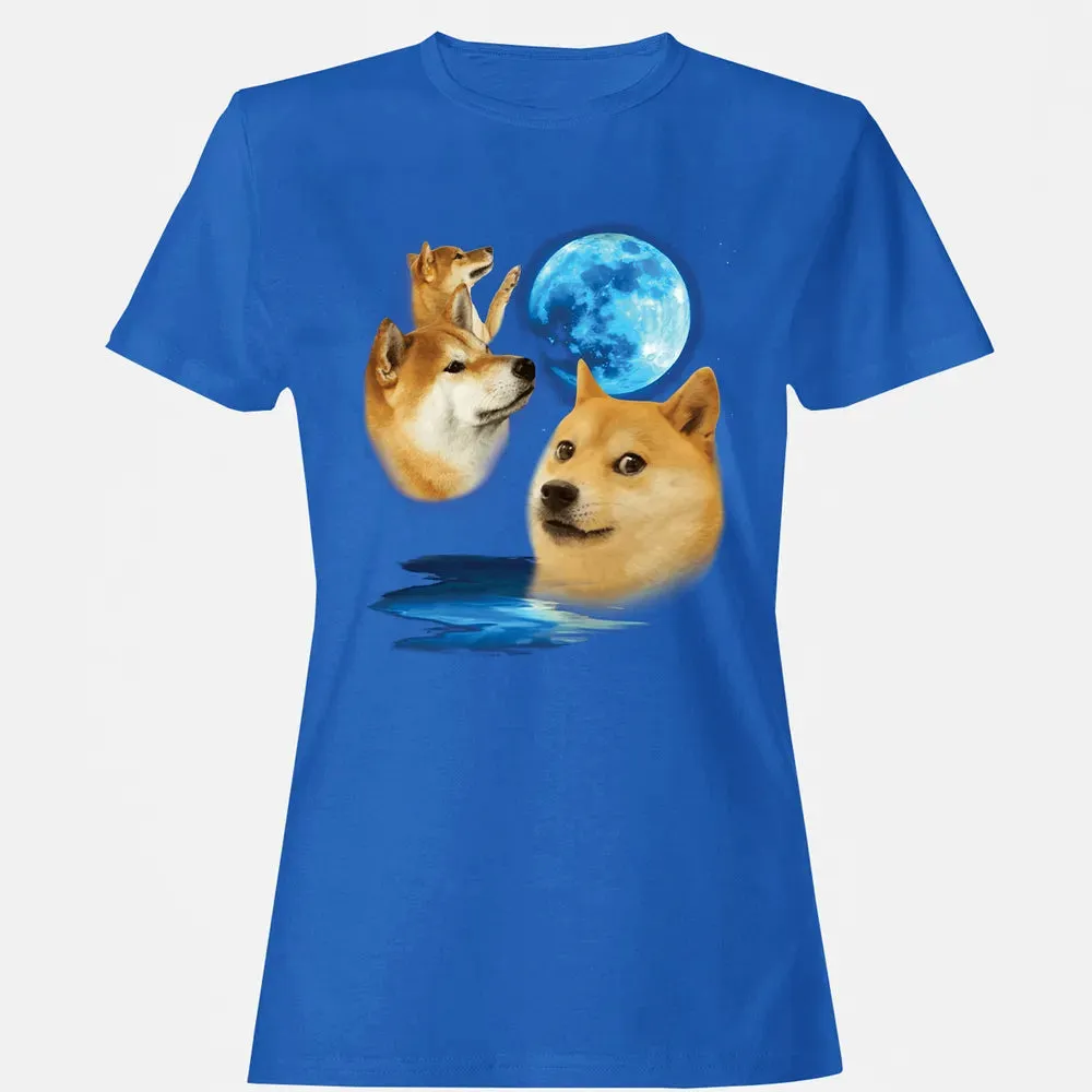 Three Doge Moon Women's T-shirt - 14