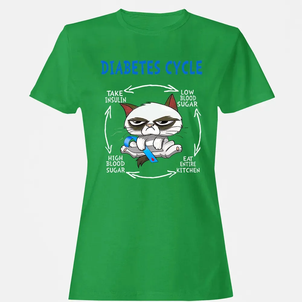 Diabetes Cycle Women's T-shirt - 7