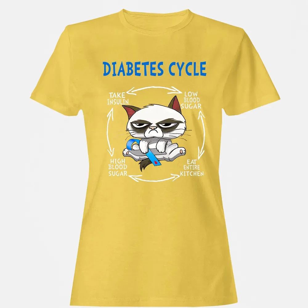 Diabetes Cycle Women's T-shirt - 4