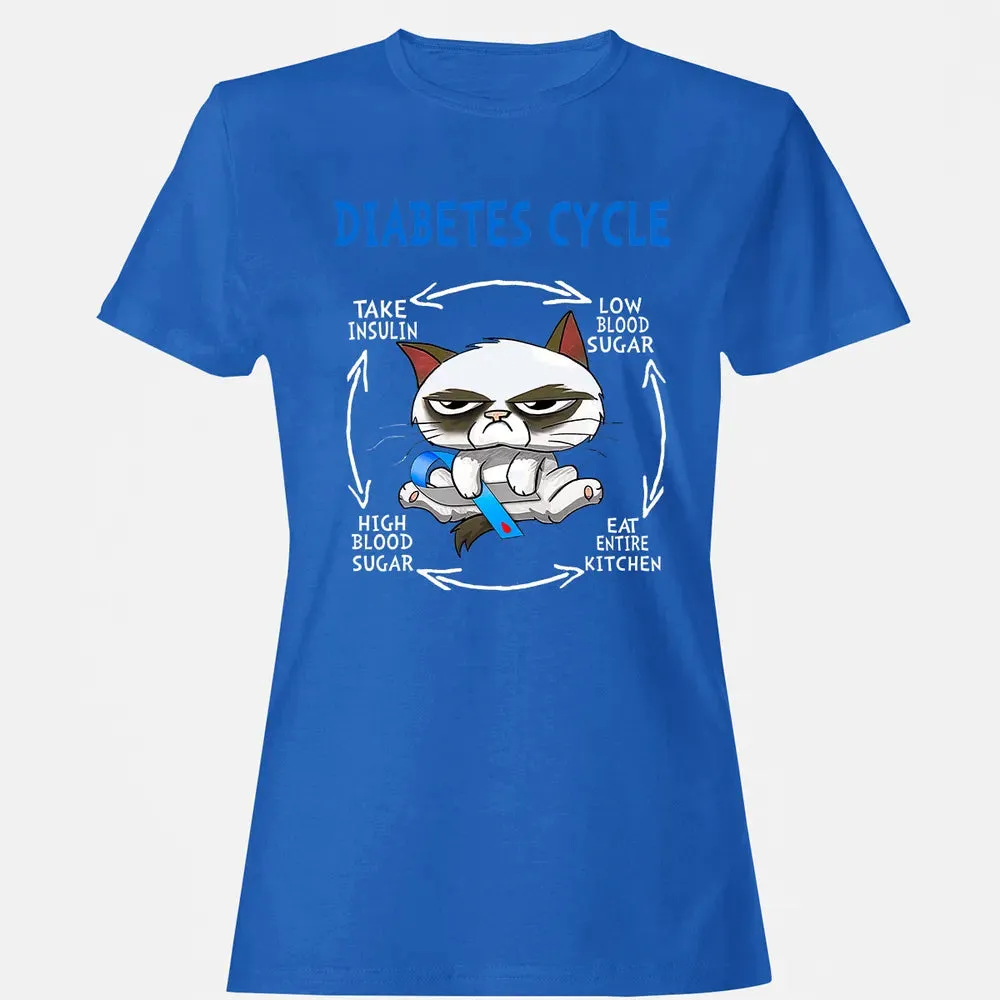 Diabetes Cycle Women's T-shirt - 14