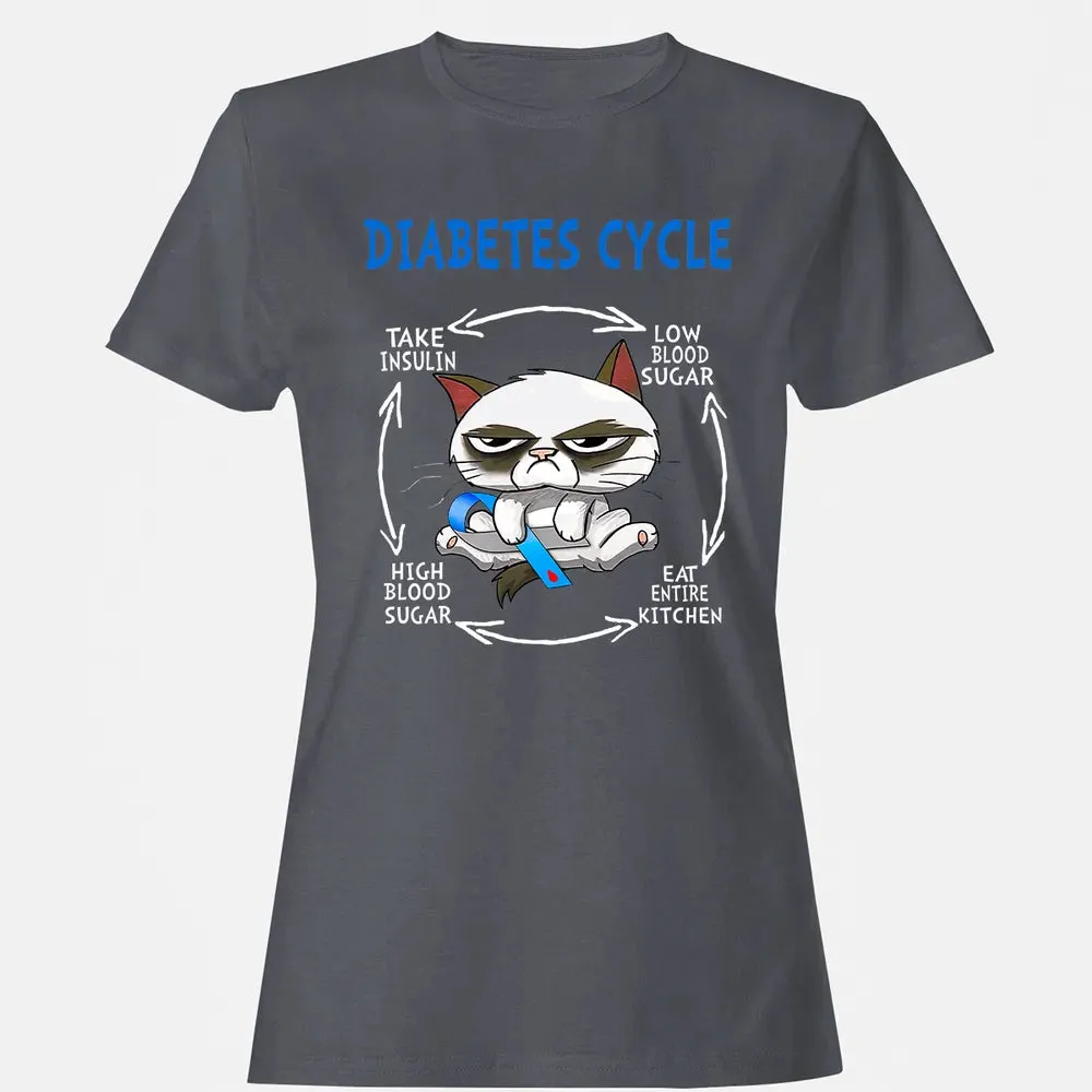 Diabetes Cycle Women's T-shirt - 5