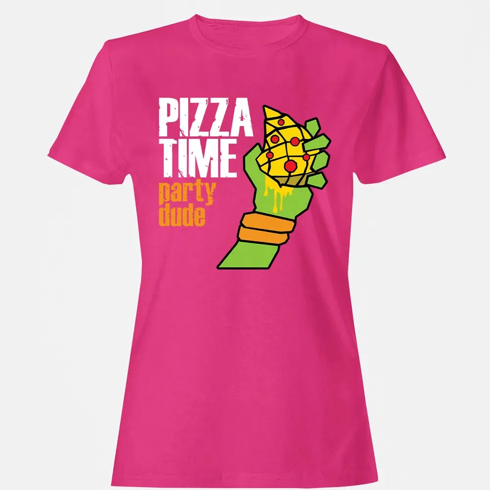 Pizza Time Party Dude Women's T-shirt - 6