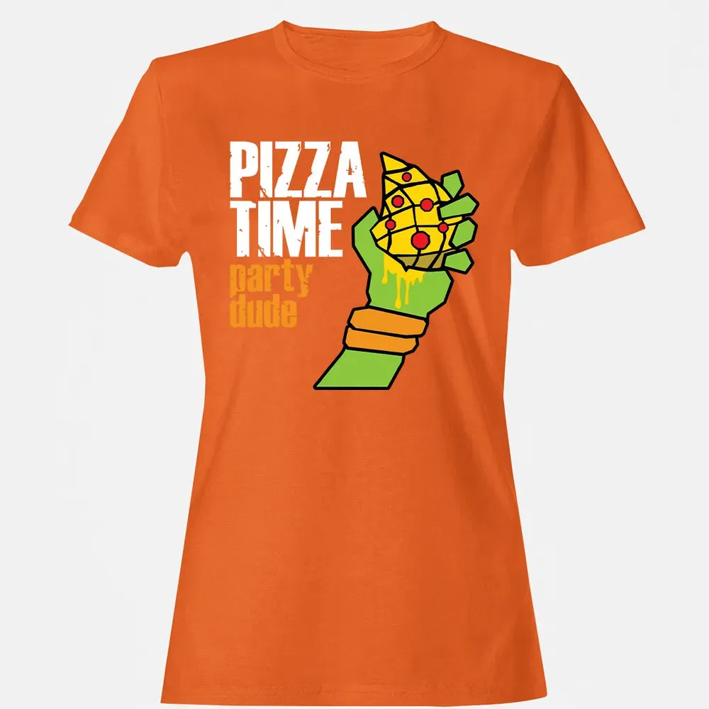 Pizza Time Party Dude Women's T-shirt - 11