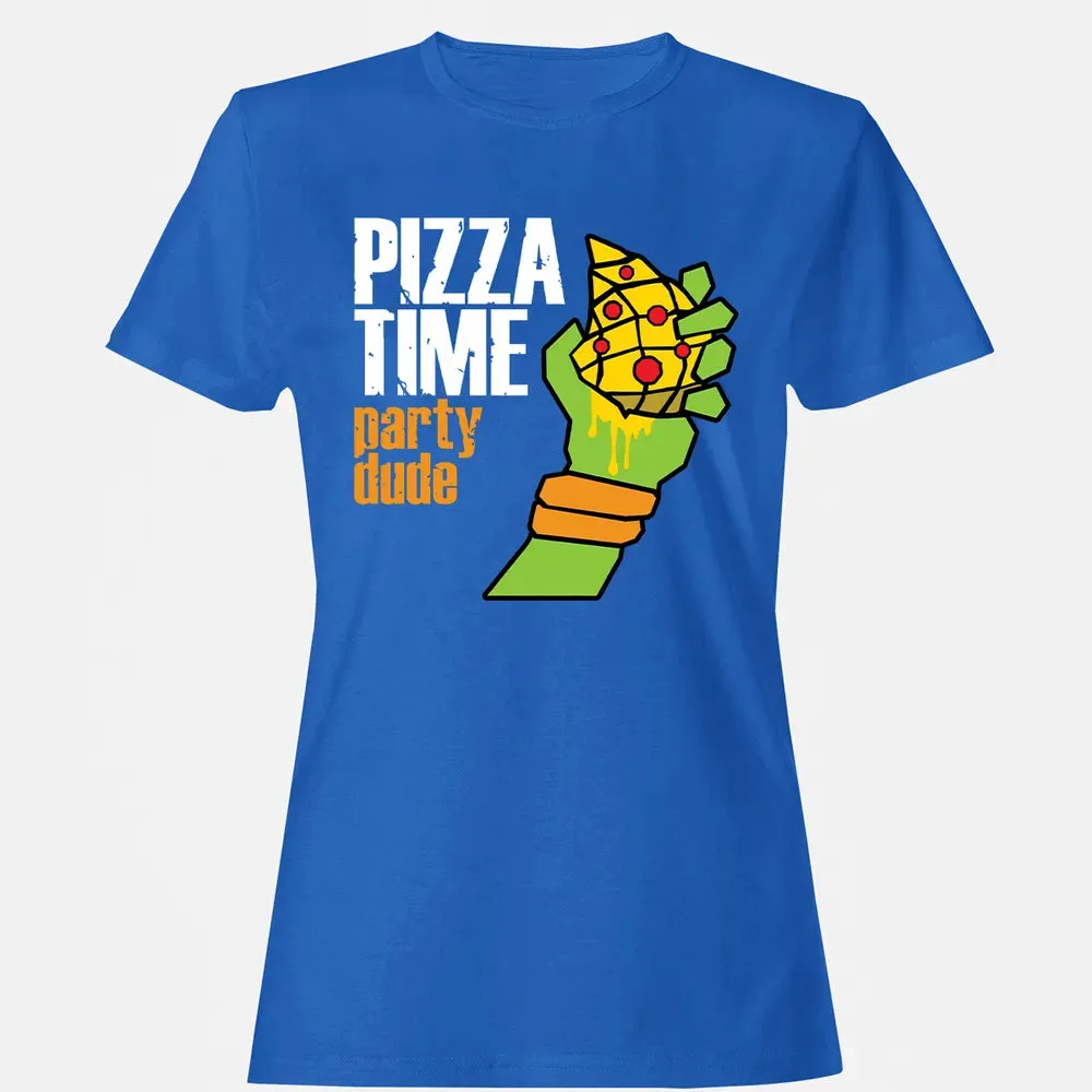 Pizza Time Party Dude Women's T-shirt - 14