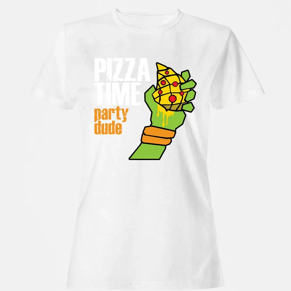 Pizza Time Party Dude Women's T-shirt - 16