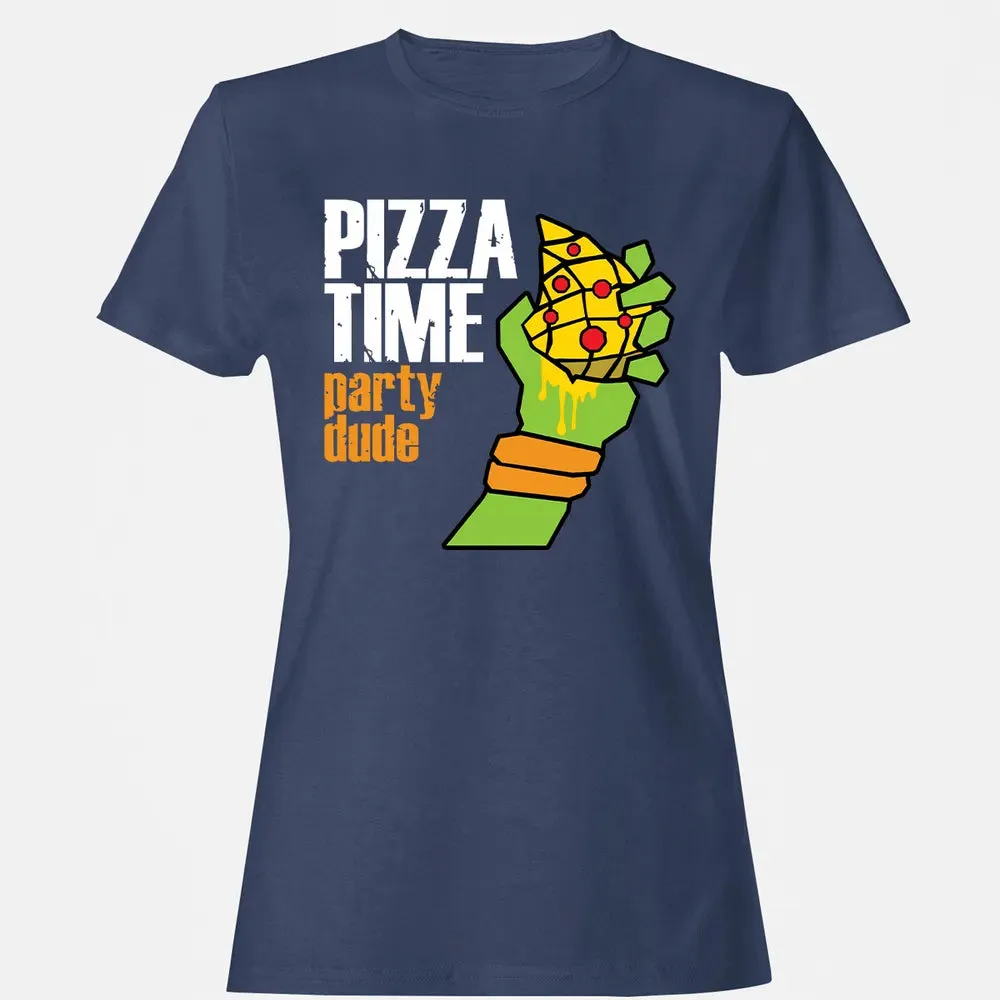 Pizza Time Party Dude Women's T-shirt - 10