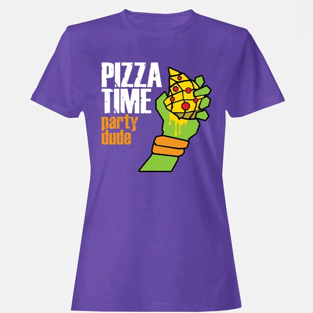 Pizza Time Party Dude Women's T-shirt - 12