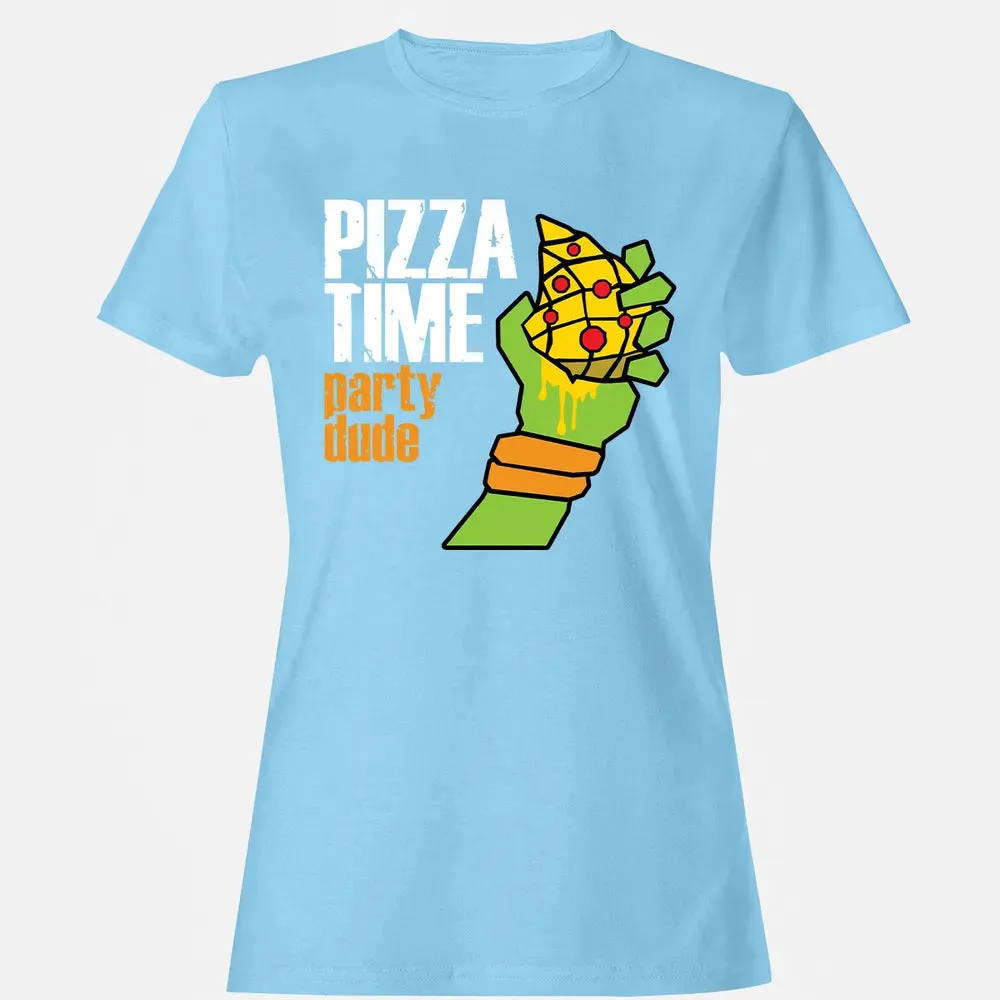 Pizza Time Party Dude Women's T-shirt - 8