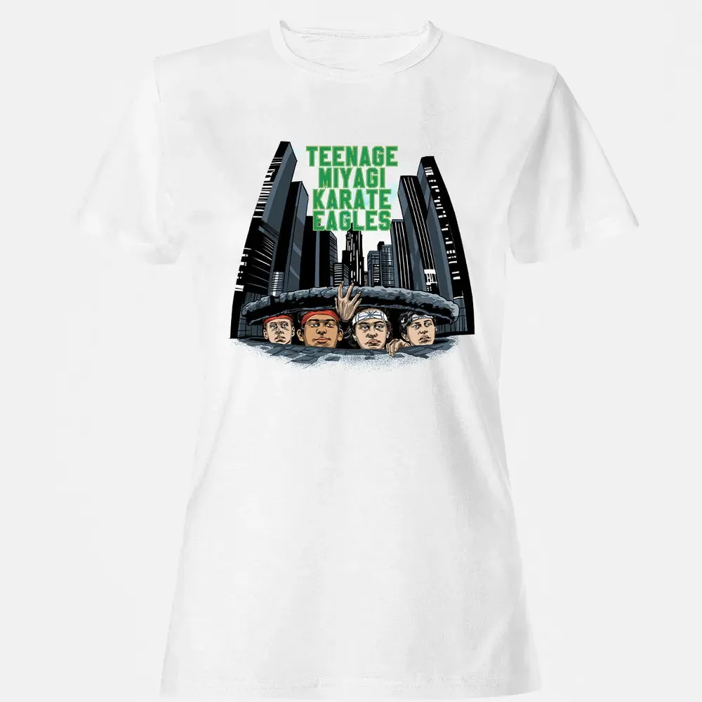 nage Miyagi Karate Eagles Women's T-shirt - 16