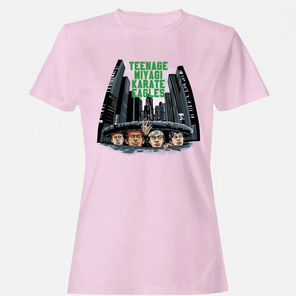 nage Miyagi Karate Eagles Women's T-shirt - 9