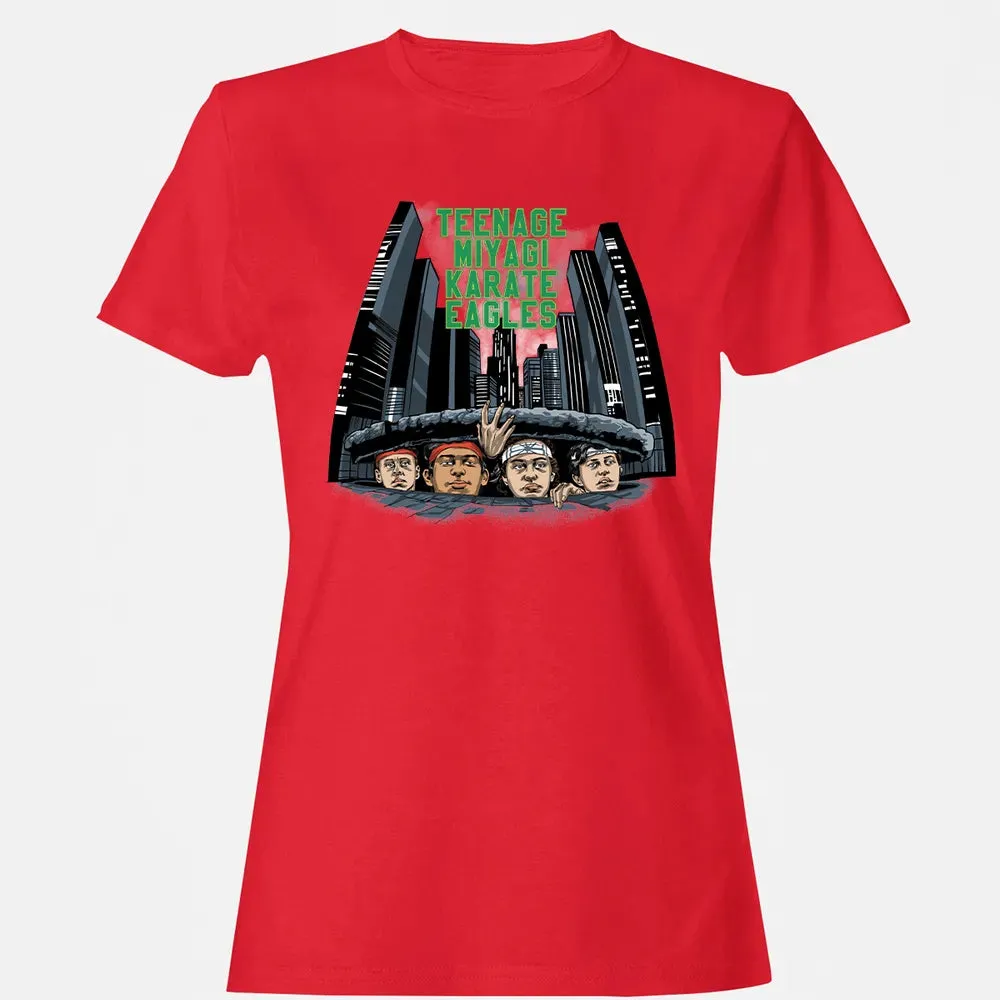 nage Miyagi Karate Eagles Women's T-shirt - 13