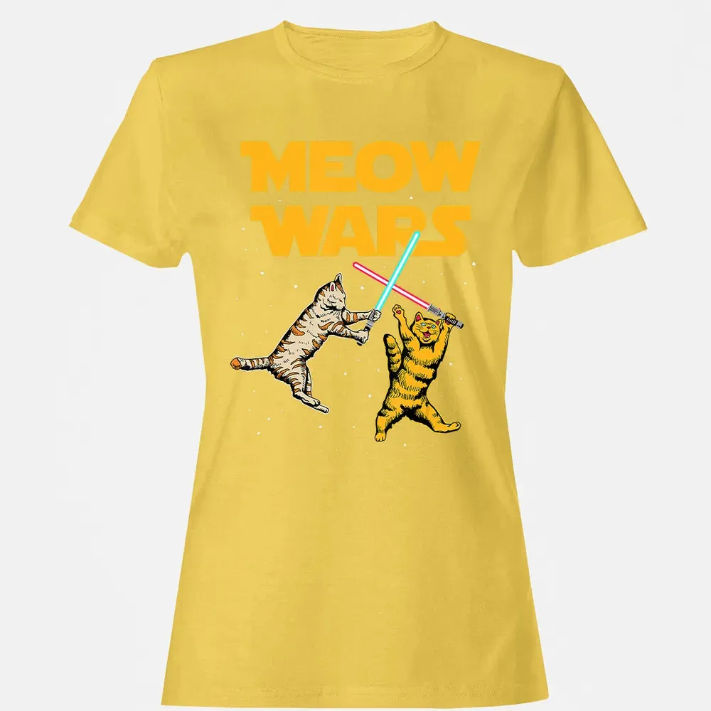 Meow Wars   Funny Cat Lover Gift Women's T-shirt - 4