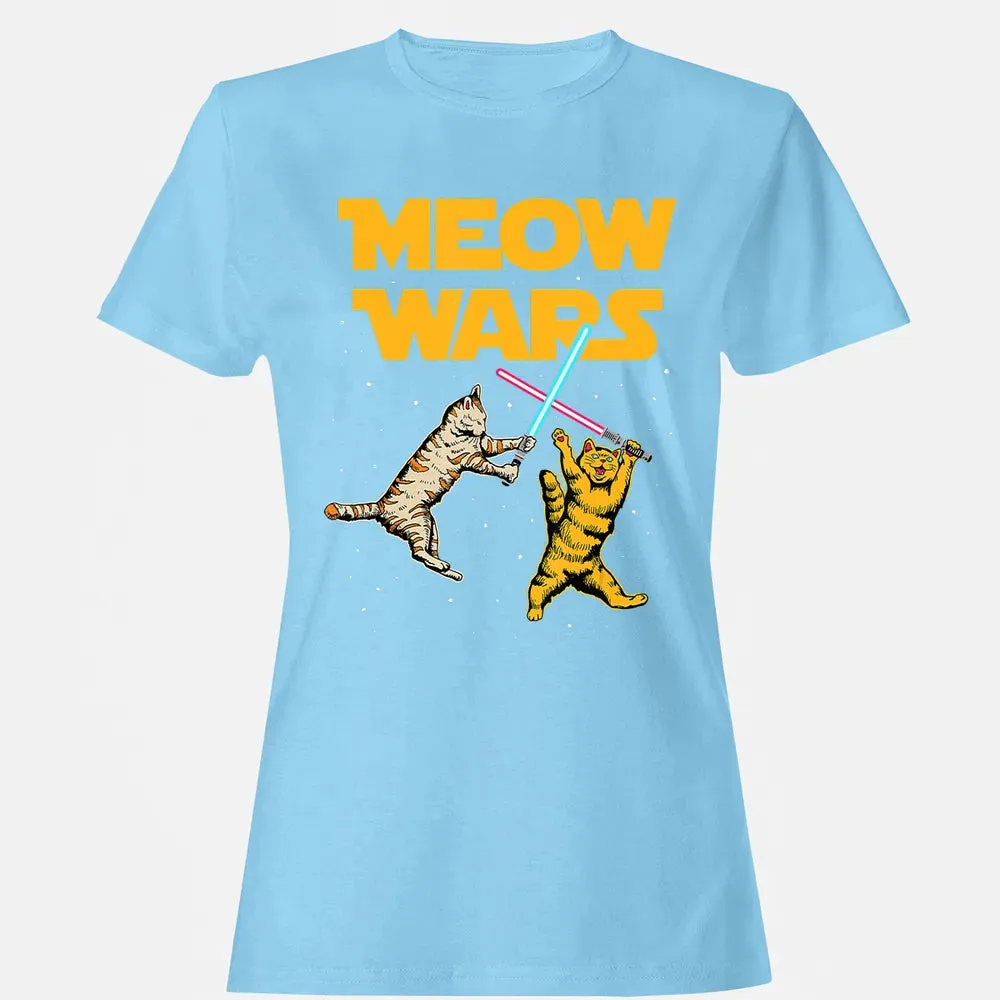 Meow Wars   Funny Cat Lover Gift Women's T-shirt - 8