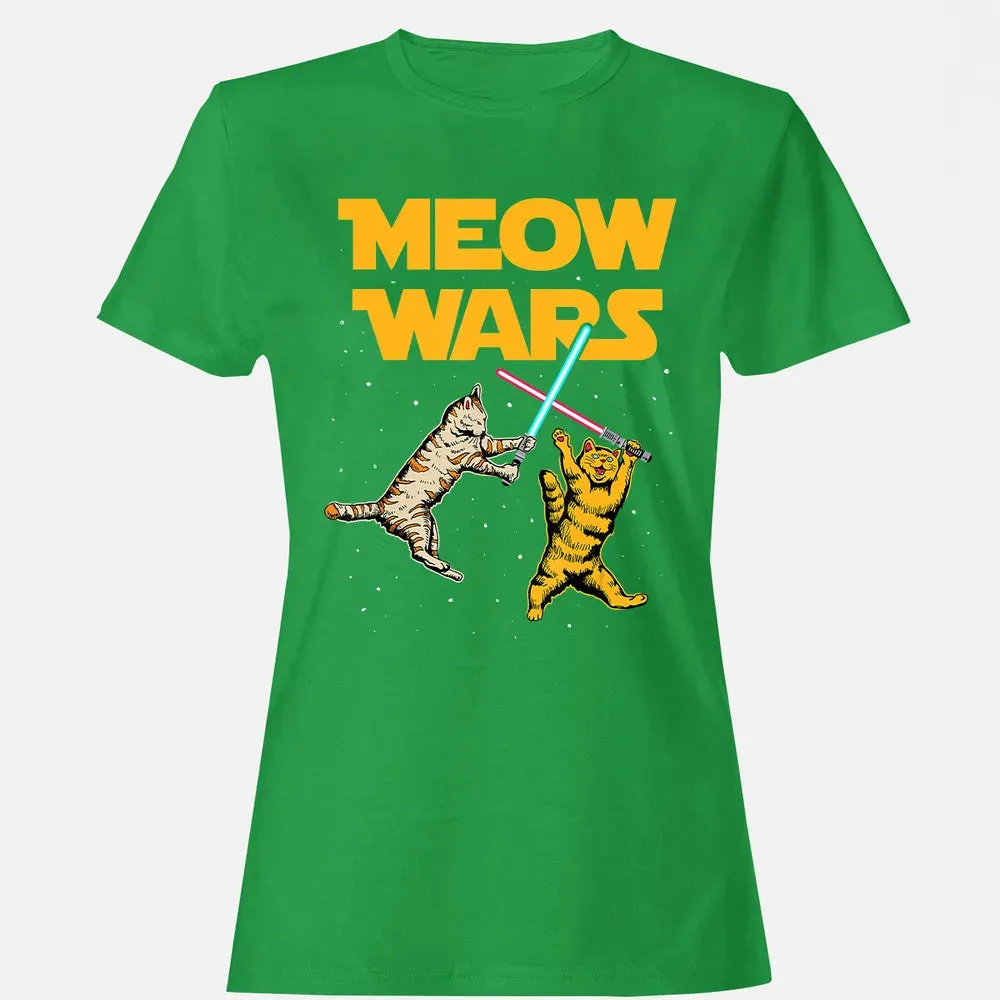 Meow Wars   Funny Cat Lover Gift Women's T-shirt - 7