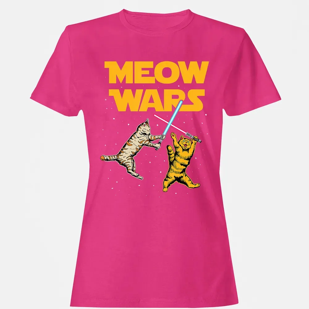 Meow Wars   Funny Cat Lover Gift Women's T-shirt - 6