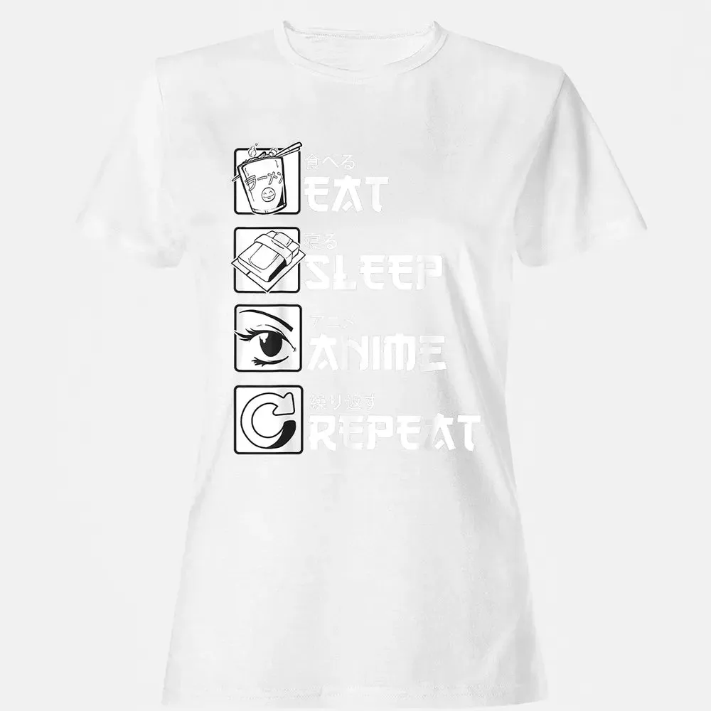 Eat Sleep Anime Repeat Women's T-shirt - 16