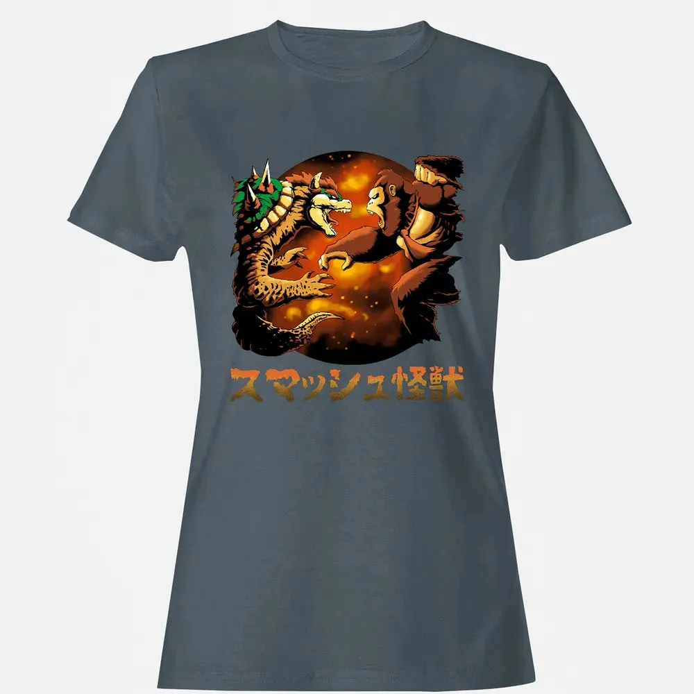 Bowser vs. Donkey Kong Women's T-shirt - 3