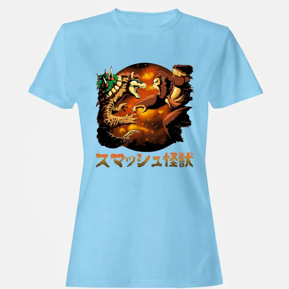 Bowser vs. Donkey Kong Women's T-shirt - 8