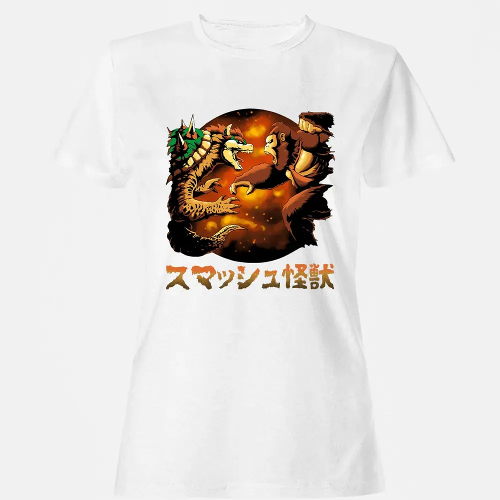 Bowser vs. Donkey Kong Women's T-shirt - 16