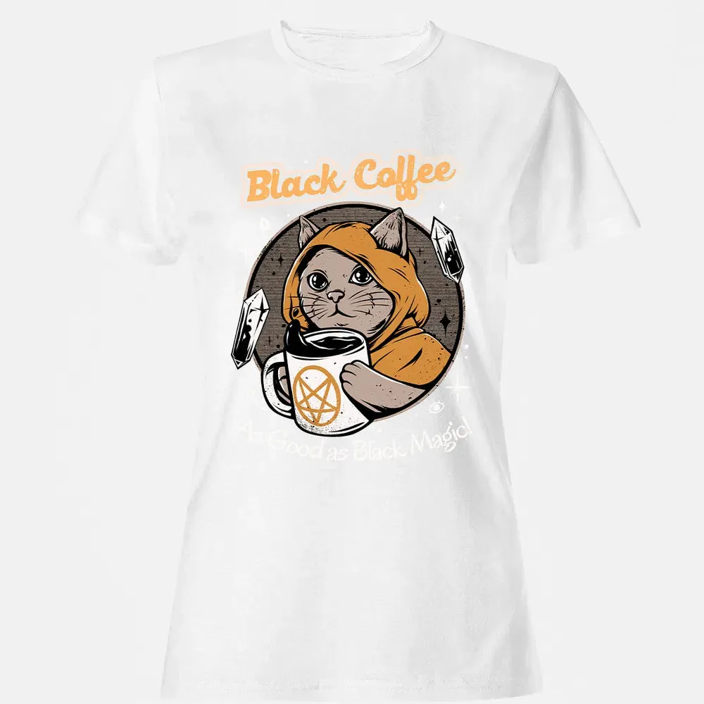 Black coffee as good as black magic Women's T-shirt - 16