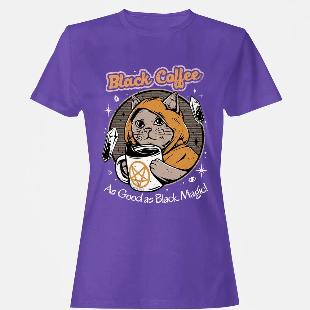 Black coffee as good as black magic Women's T-shirt - 12