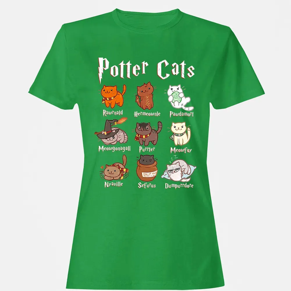 Potter Cats    Funny gift for Cat Lovers Women's T-shirt - 7