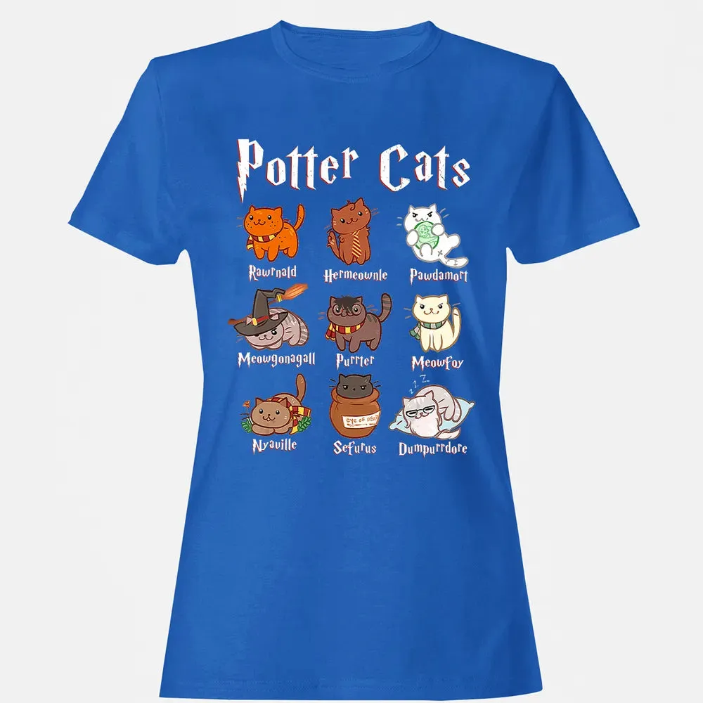 Potter Cats    Funny gift for Cat Lovers Women's T-shirt - 14
