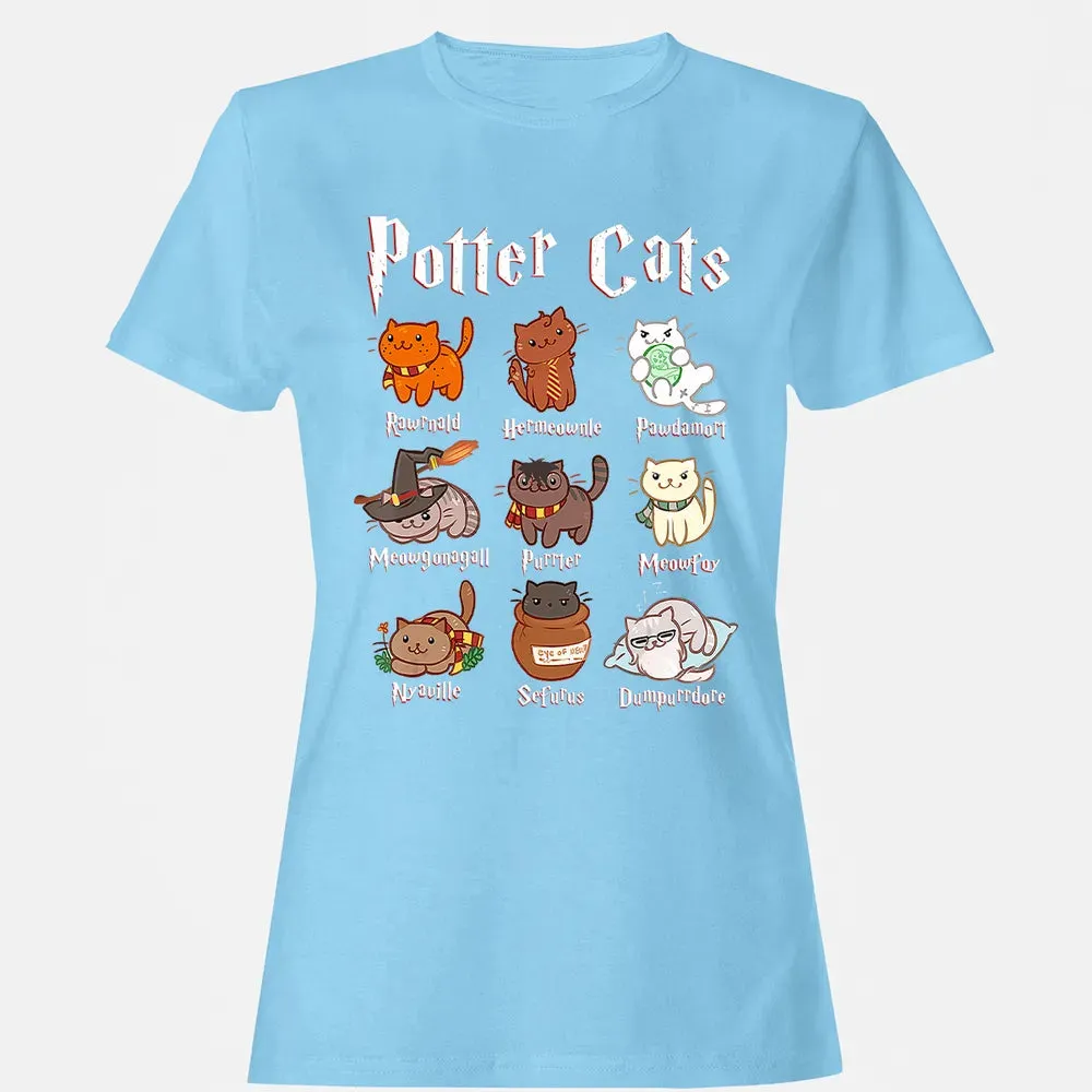 Potter Cats    Funny gift for Cat Lovers Women's T-shirt - 8