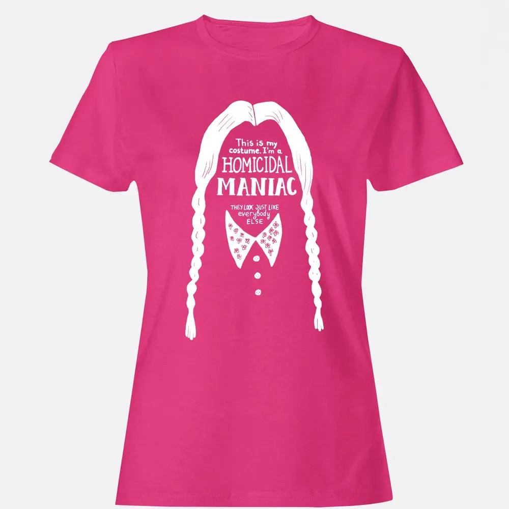 This Is My Costume I'm a Homicidal Maniac Women's T-shirt - 6
