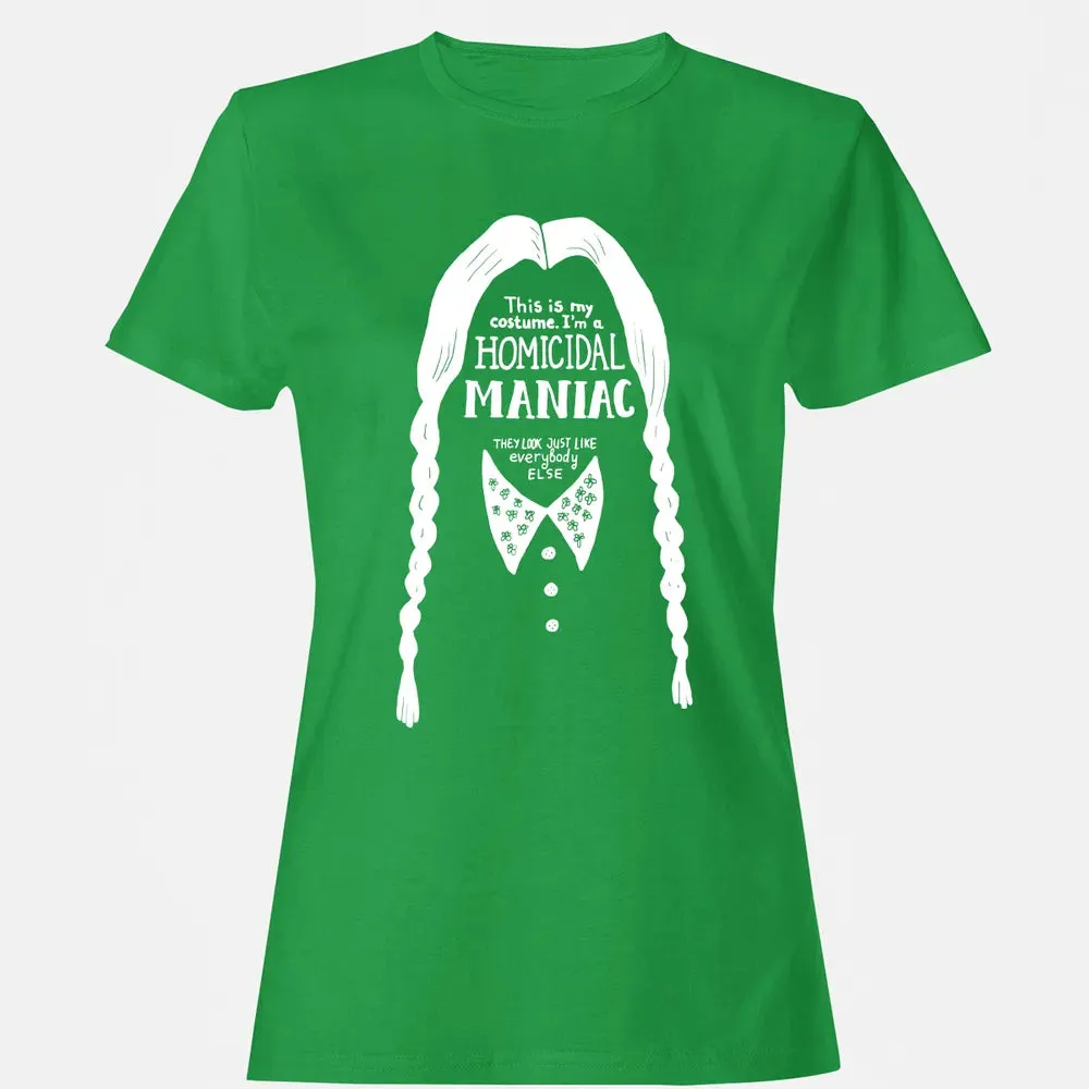 This Is My Costume I'm a Homicidal Maniac Women's T-shirt - 7