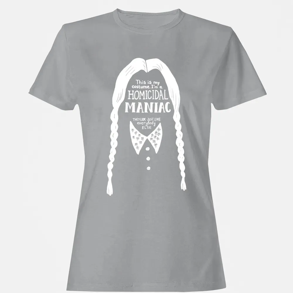This Is My Costume I'm a Homicidal Maniac Women's T-shirt - 15