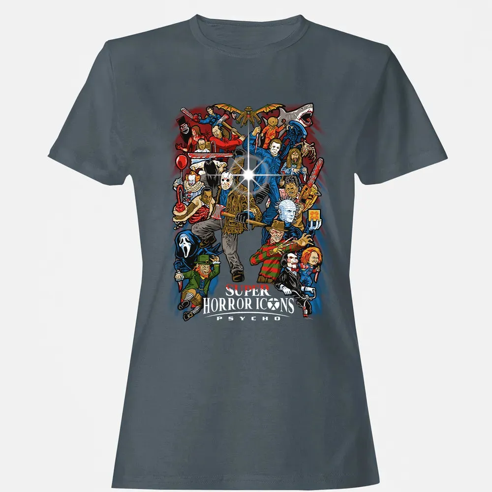 Super Horror Icons Women's T-shirt - 3