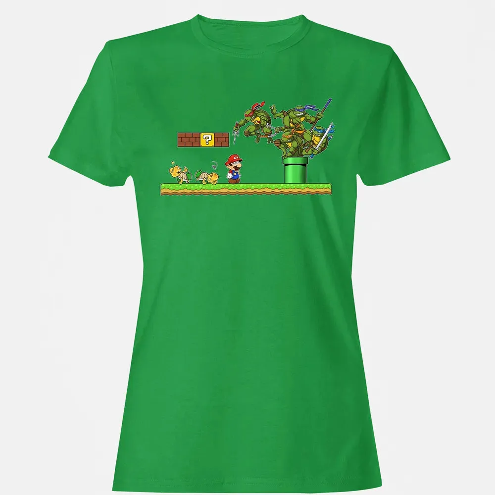 SM Meets Turtles Women's T-shirt - 7