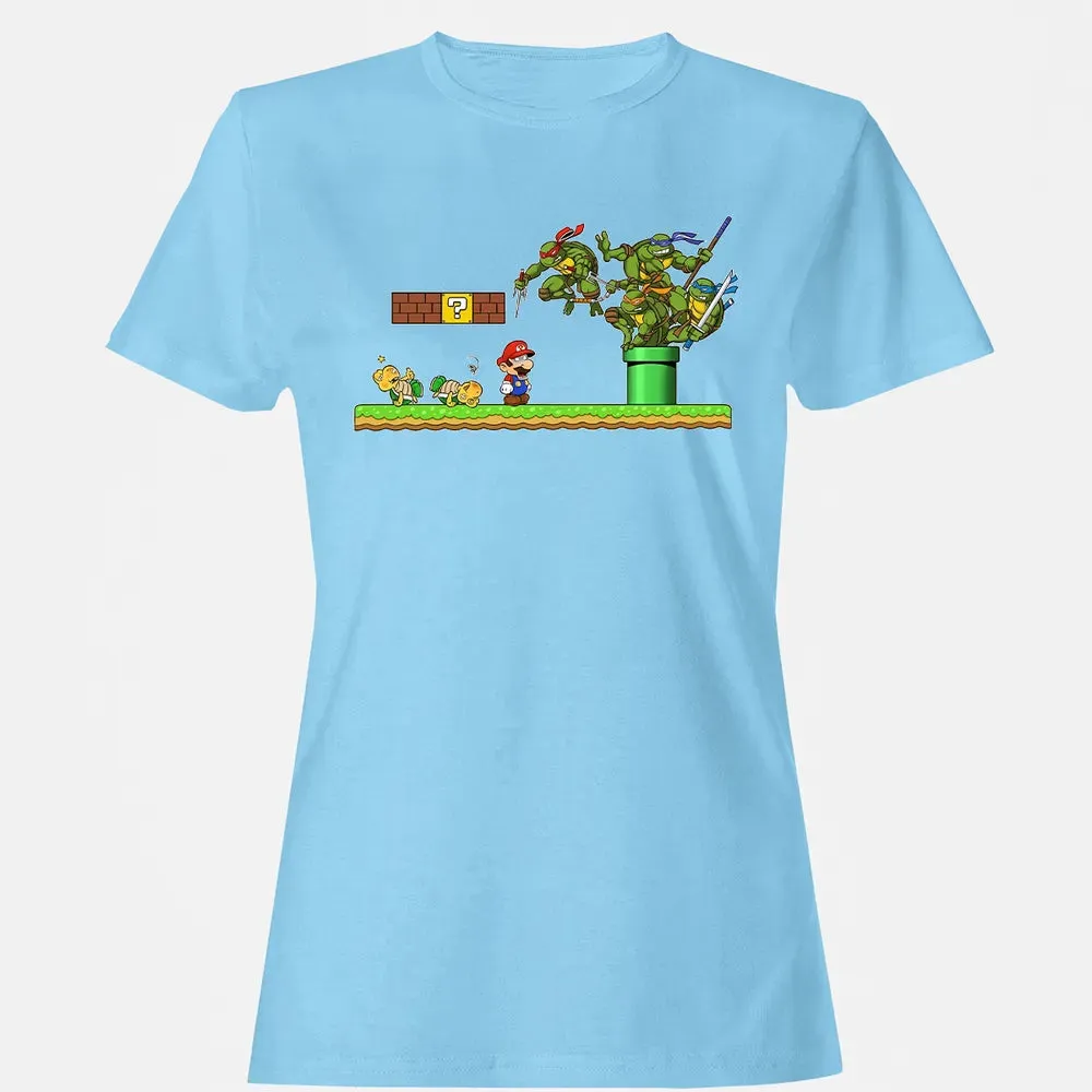 SM Meets Turtles Women's T-shirt - 8