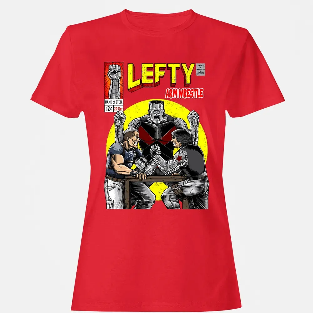 Lefty Arm Wrestle Women's T-shirt - 13