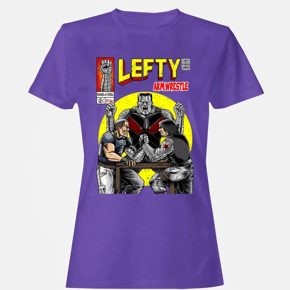 Lefty Arm Wrestle Women's T-shirt - 12
