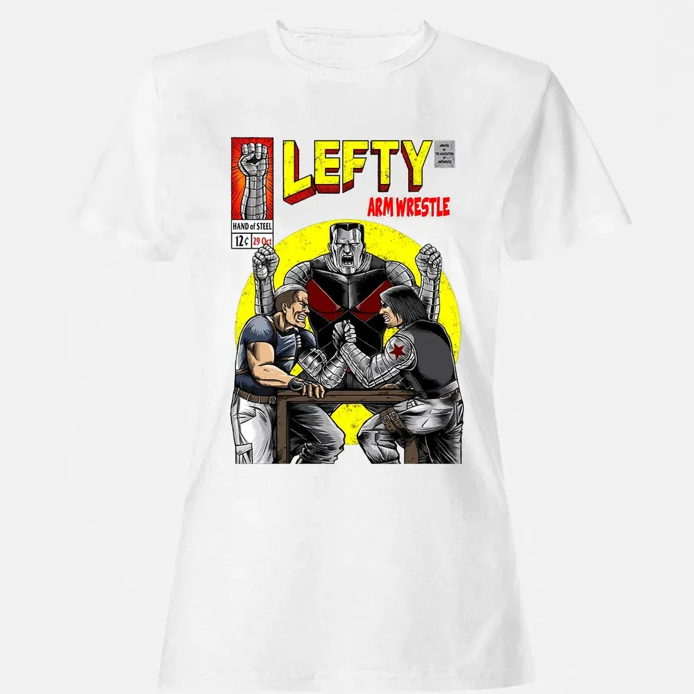 Lefty Arm Wrestle Women's T-shirt - 16