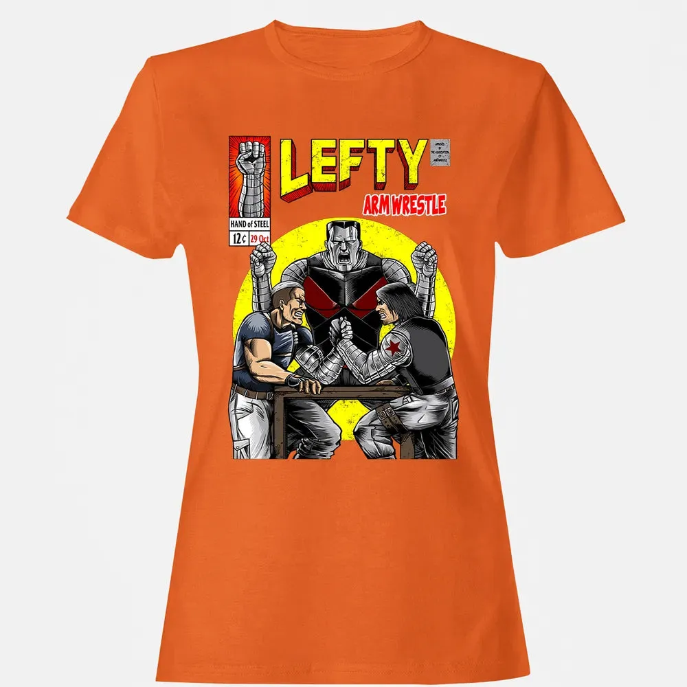 Lefty Arm Wrestle Women's T-shirt - 11
