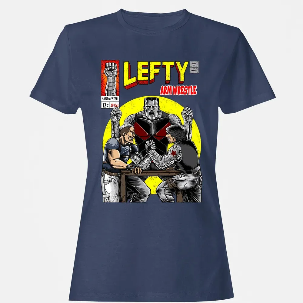 Lefty Arm Wrestle Women's T-shirt - 10