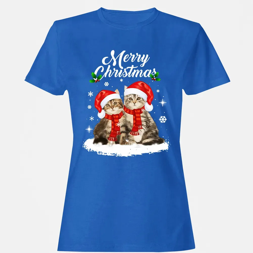 Cat Christmas Women's T-shirt - 14